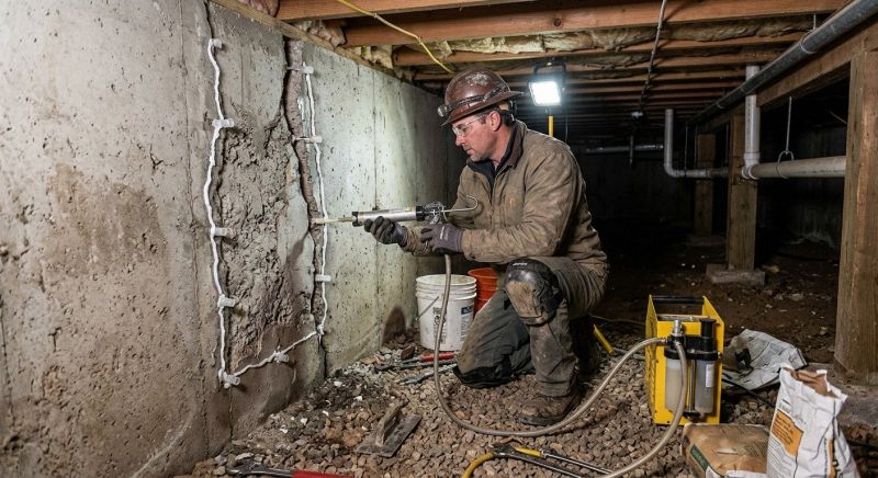 Basement Foundation Repair in Kalkaska, MI