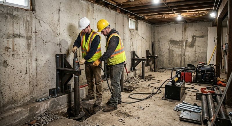 Basement Stabilization in Kalkaska, MI