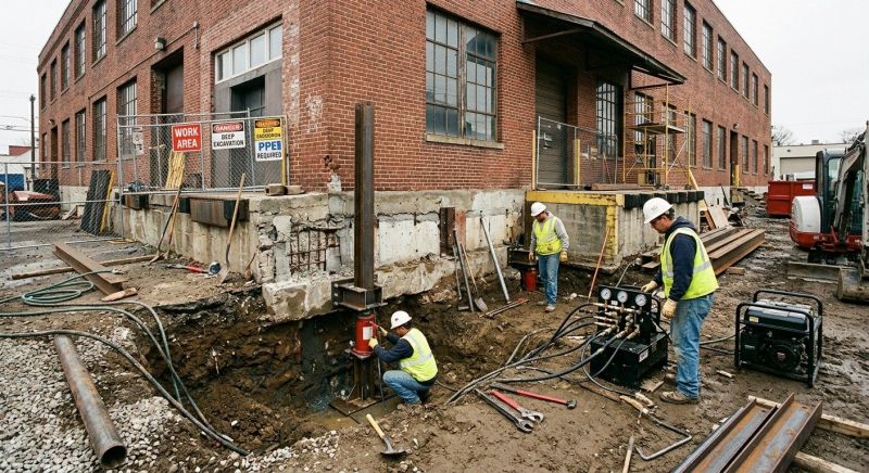 Building Foundation Repair in Alba, MI