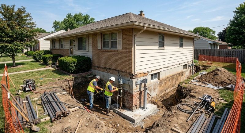 Building Foundation Repair in Alden, MI