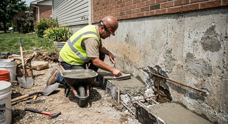 Concrete Foundation Repair in Alba, MI
