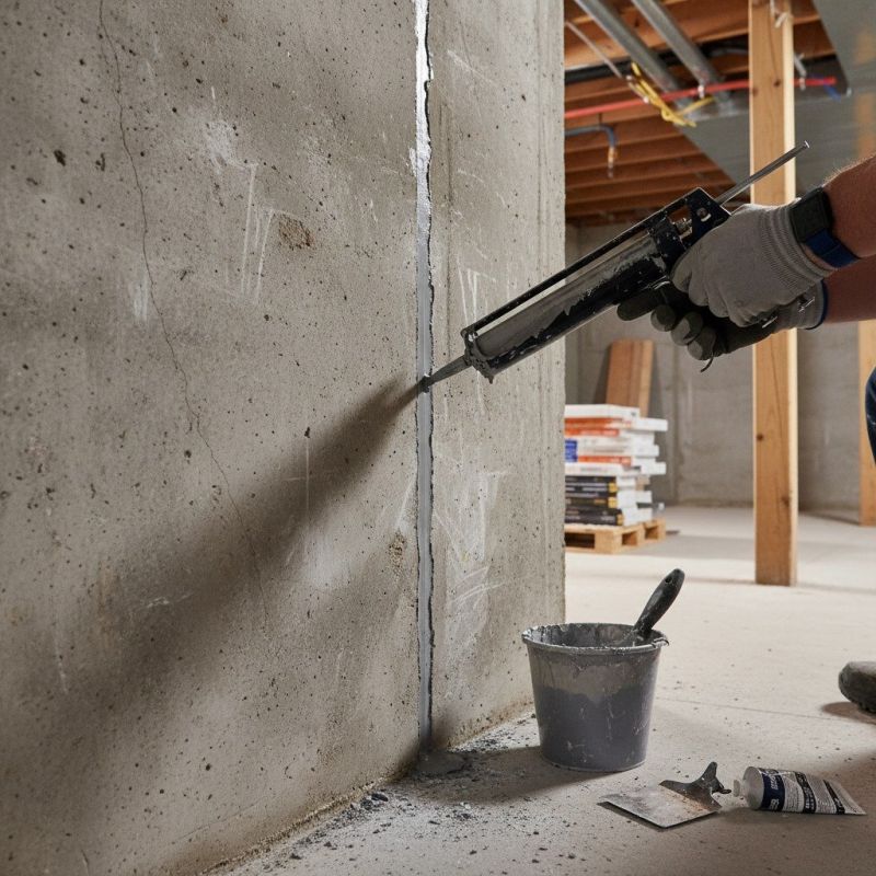Cracked Basement Floor Repair in Kalkaska, MI