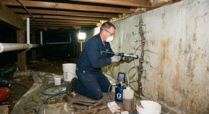 Crawlspace Foundation Repair in Alba, MI