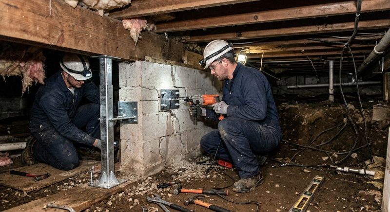 Crawlspace Foundation Repair in Alden, MI