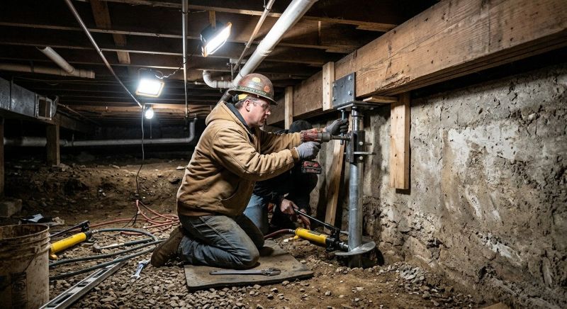Crawlspace Foundation Repair in Alden, MI