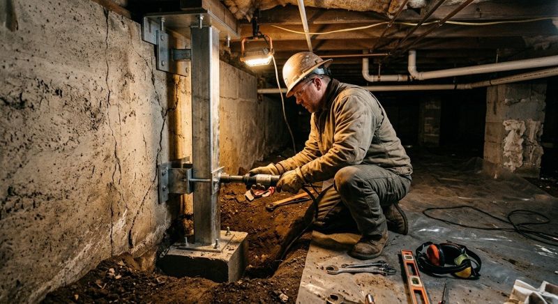 Crawlspace Foundation Repair in Bellaire, MI