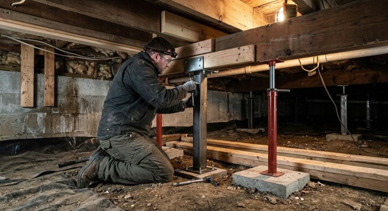 Crawlspace Structural Repair in Kalkaska, MI