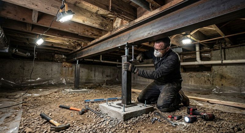 Crawlspace Structural Repair in Kalkaska, MI