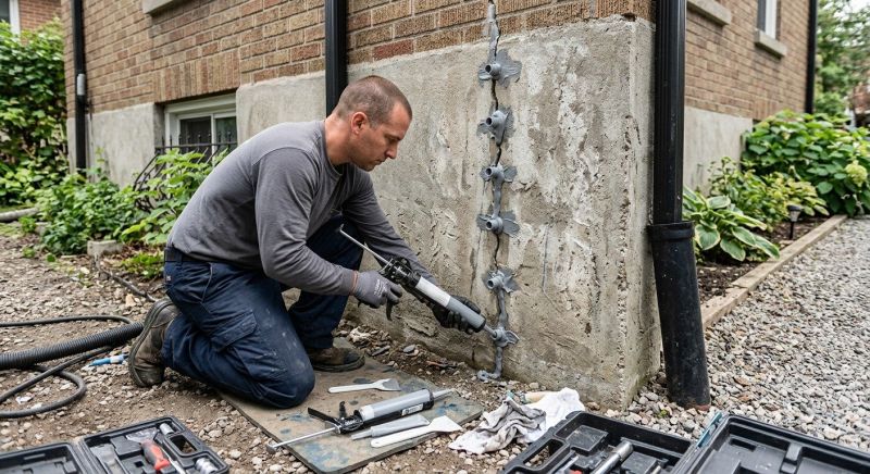 Foundation Crack Repair in Kalkaska, MI