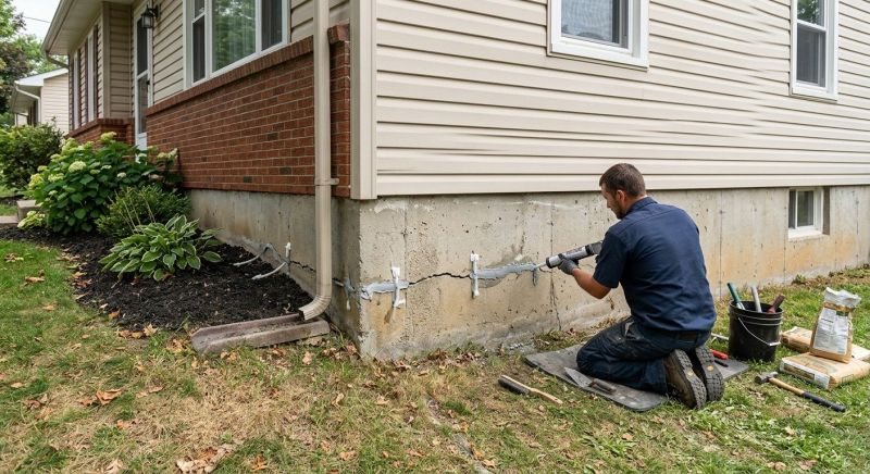 Foundation Crack Sealing in Kalkaska, MI
