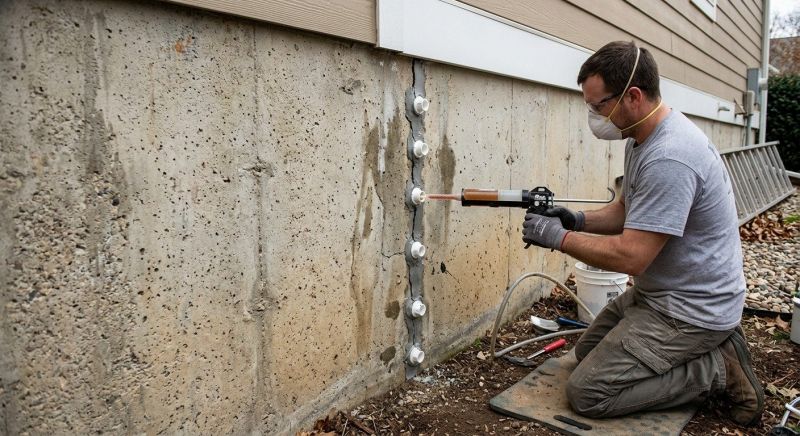 Foundation Crack Sealing in Kalkaska, MI
