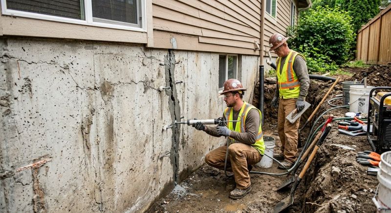Foundation Cracks Repair in Kalkaska, MI