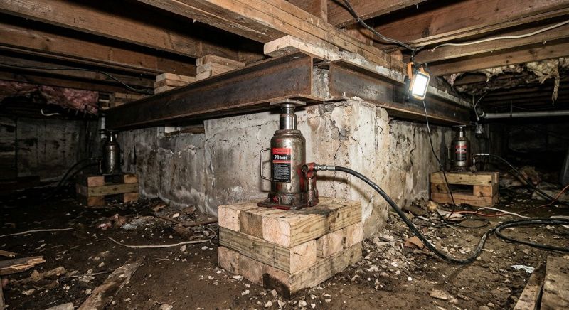 Foundation Jacking in Bellaire, MI