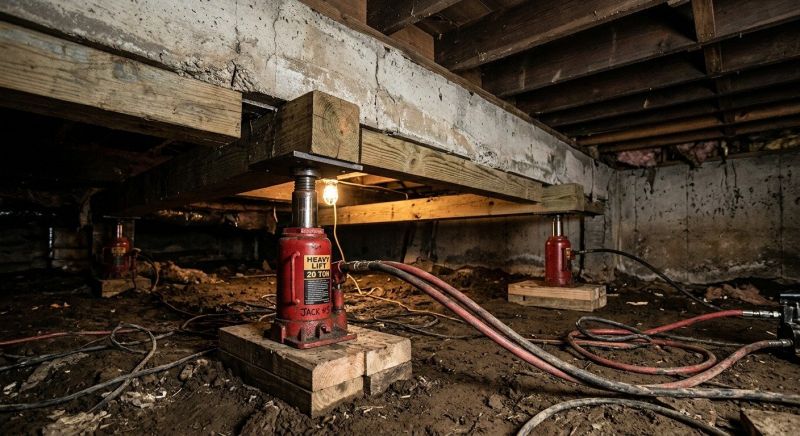 Foundation Jacking in Kalkaska, MI
