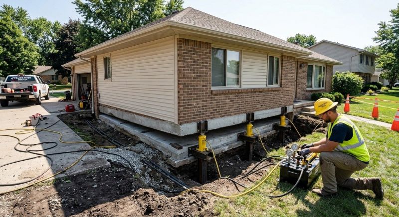 Foundation Lifting in Alden, MI