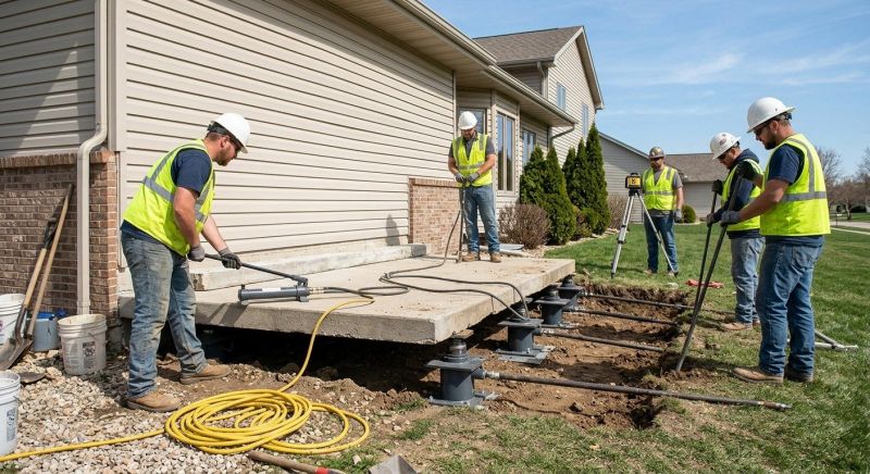 Foundation Lifting in Rapid City, MI