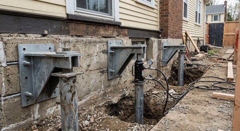 Foundation Pier Leveling in Kalkaska, MI