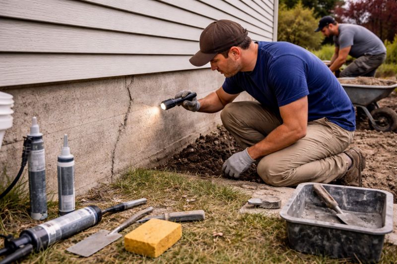 Foundation Repair in Rapid City, MI