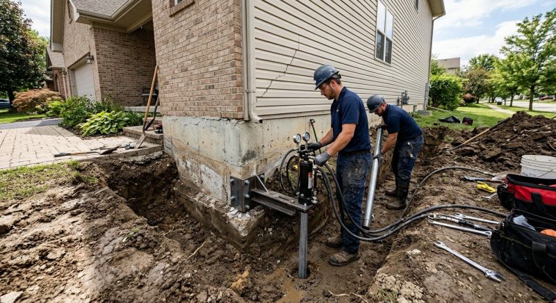 Foundation Settlement Repair in Kalkaska, MI