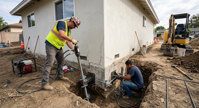 Foundation Stabilizing in Alba, MI