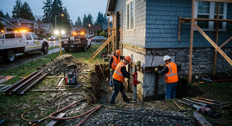 Foundation Stabilizing in Bellaire, MI