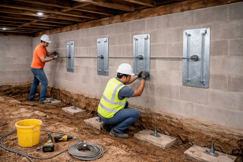 Foundation Stabilizing in Bellaire, MI