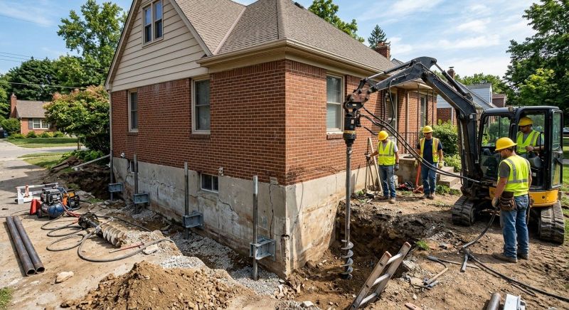 Foundation Stabilizing in Bellaire, MI