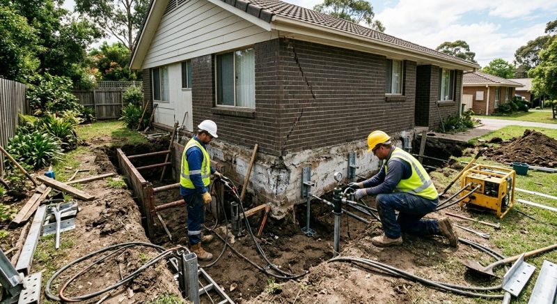 Foundation Stabilizing in Elk Rapids, MI