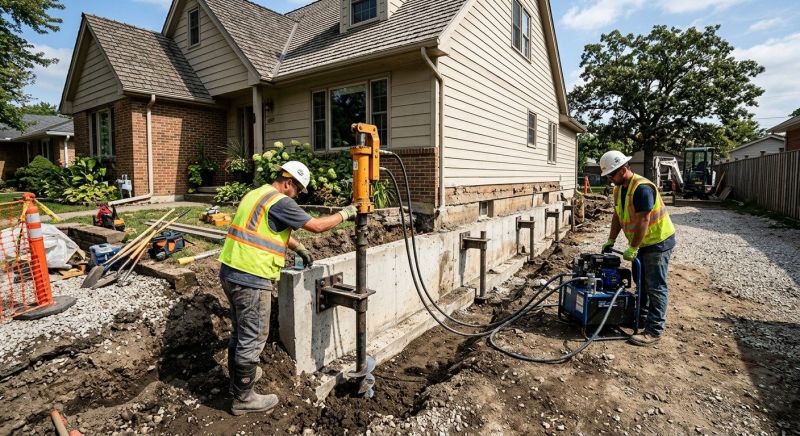 Foundation Stabilizing in Grayling, MI