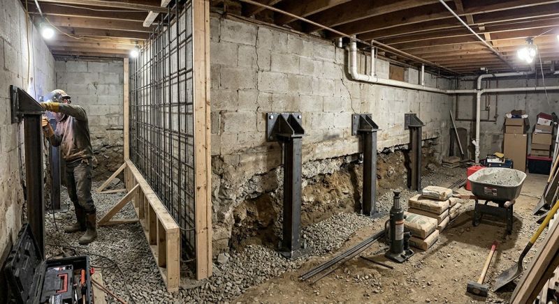 Foundation Stabilizing in Mancelona, MI