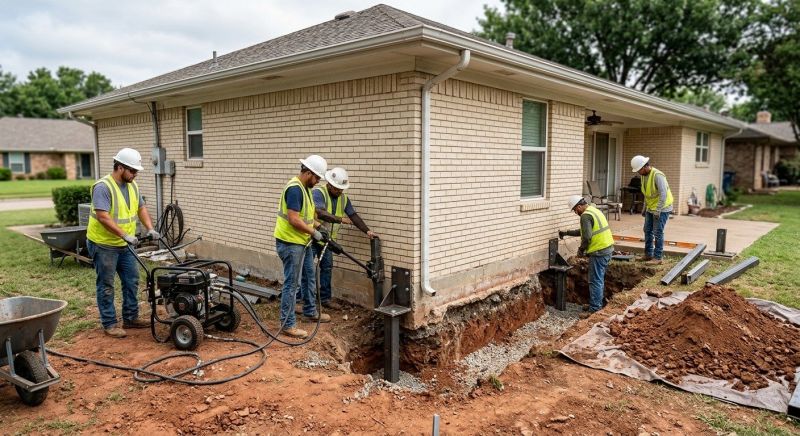 Foundation Stabilizing in Rapid City, MI