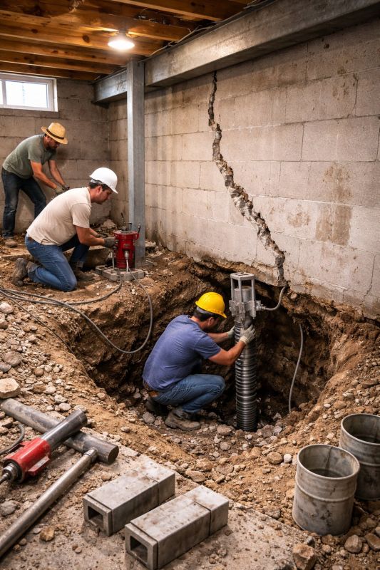 Foundation Structural Repair in Antrim County, MI