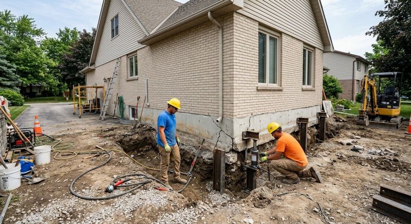 Helical Piers Installation in Kalkaska, MI