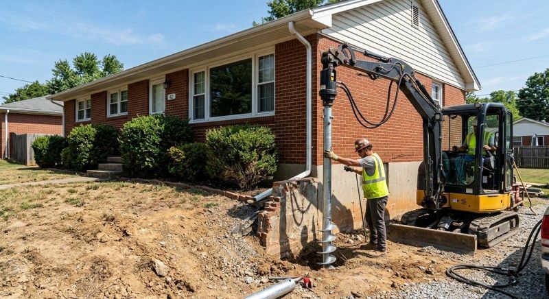 Helical Pile Installation in Kalkaska, MI