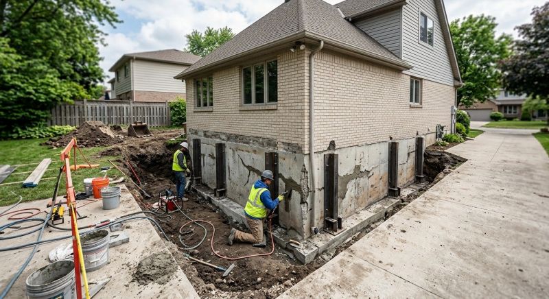 Home Foundation Repair in Alba, MI