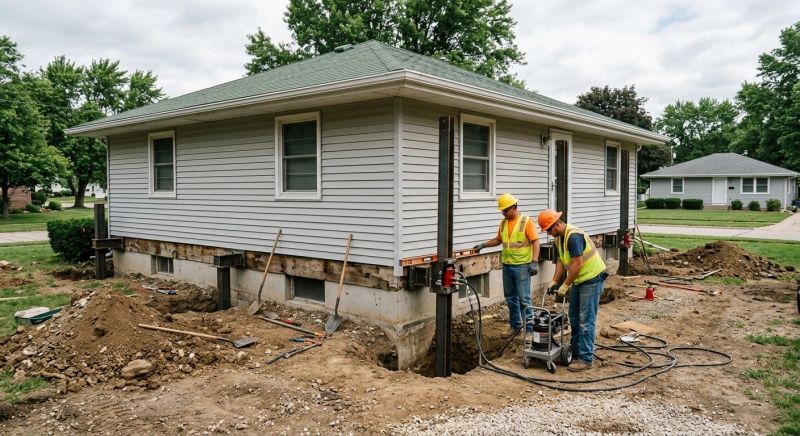 House Foundation Leveling in Kalkaska, MI