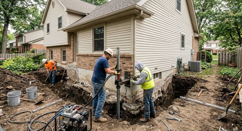 House Foundation Repair in Mancelona, MI