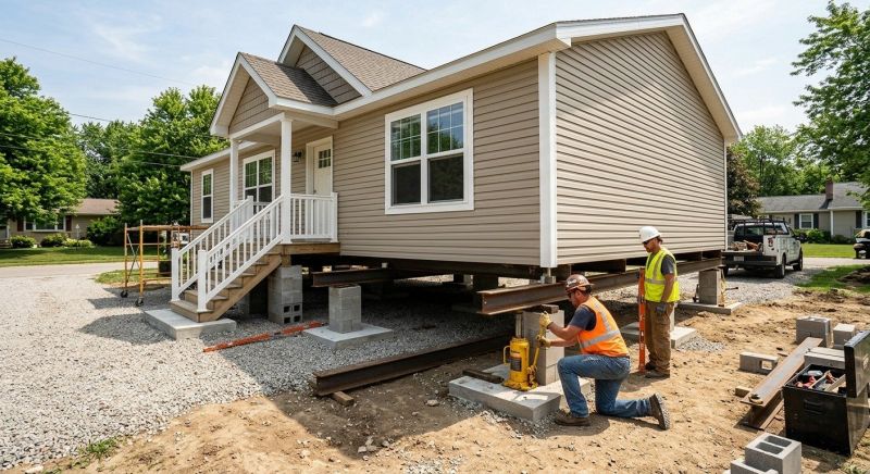 House Leveling in Rapid City, MI