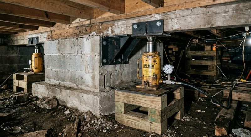House Leveling in Rapid City, MI