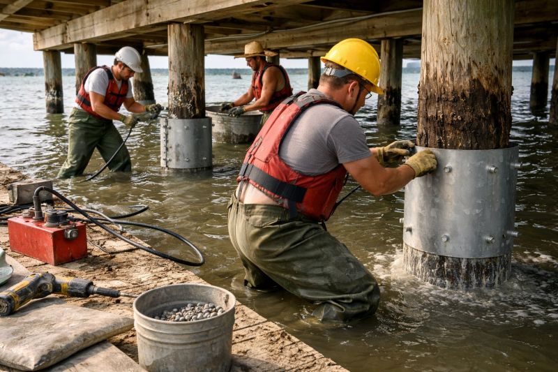 Piling Repair in Alba, MI