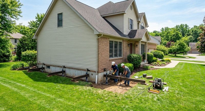 Settling Foundation Service in Bellaire, MI