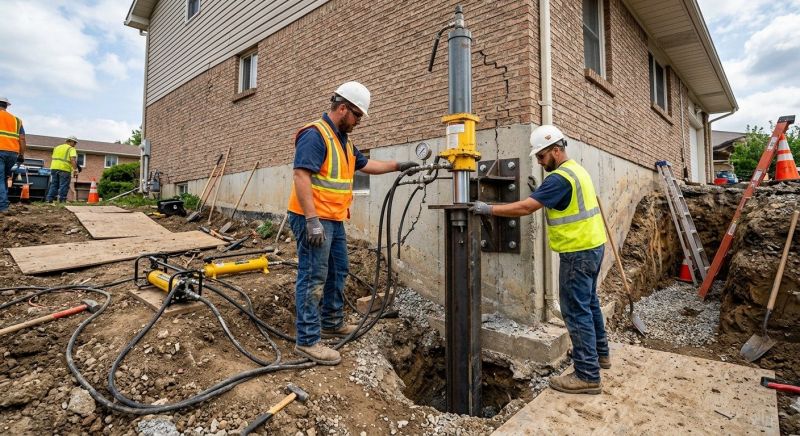 Settling Foundation Service in Bellaire, MI