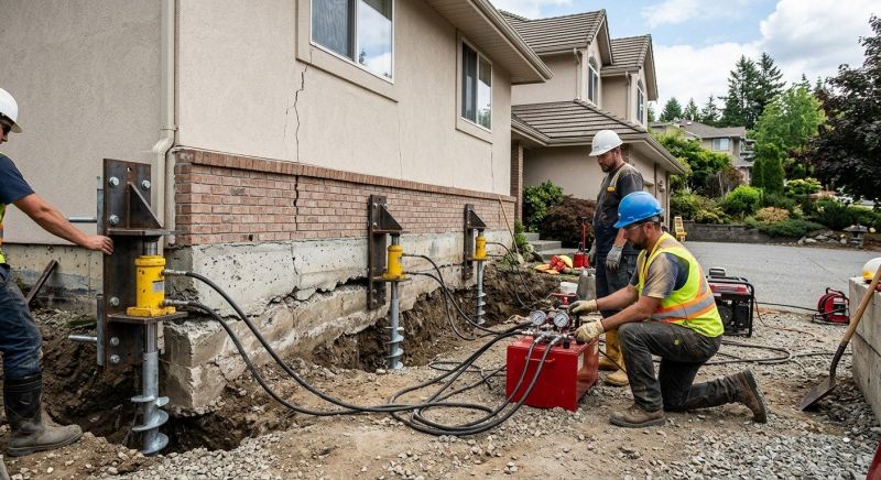 Sinking Foundation Lifting in Kalkaska, MI