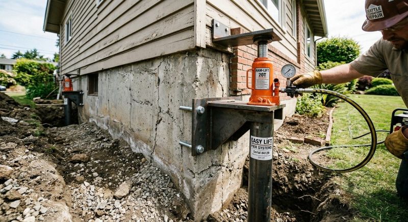 Sinking Foundation Lifting in Kalkaska, MI