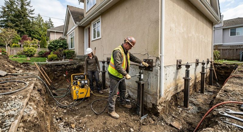 Sinking Foundation Repair in Kalkaska, MI
