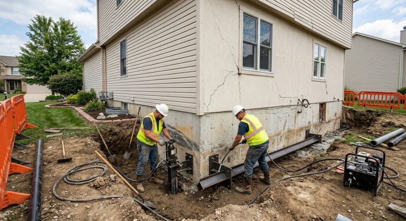 Sinking Foundation Repair in Mancelona, MI