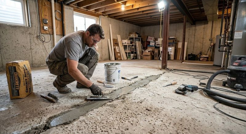 Slab Foundation Repair in Kalkaska, MI