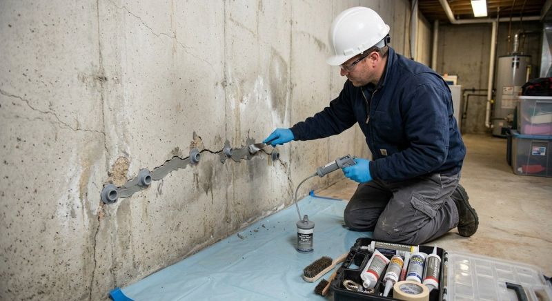 Structural Crack Repair in Kalkaska, MI