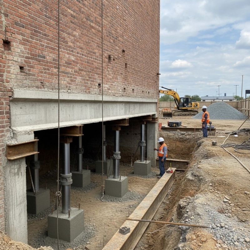 Structural Underpinning in Kalkaska, MI